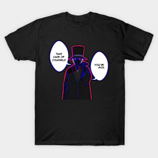 Plague doctor blue T-Shirt